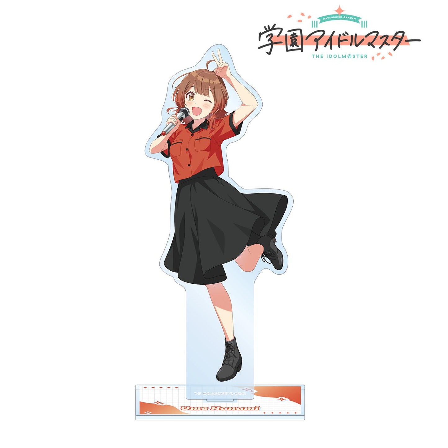 學園偶像大師_新繪 花海佑芽 保齡球襯衫ver. 大號亞克力立牌
