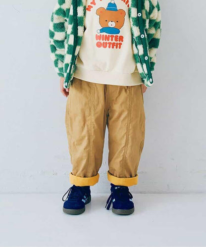 保暖又時尚的加絨寬腿褲