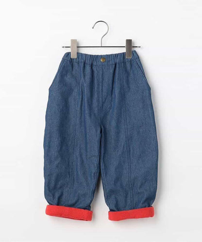 保暖又時尚的加絨寬腿褲