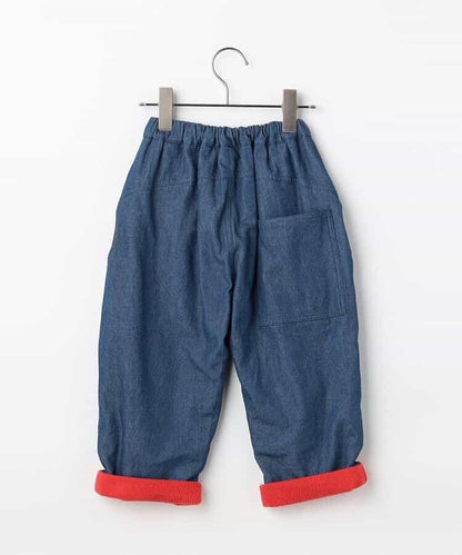 保暖又時尚的加絨寬腿褲