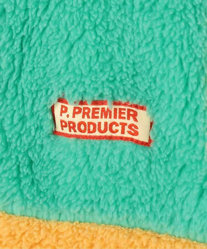 拼色仿皮草抓絨套頭衫