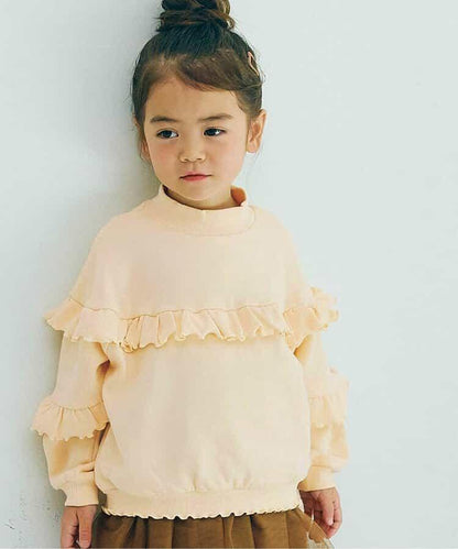 內加絨荷葉邊衛衣