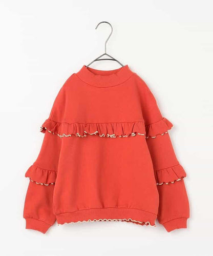 內加絨荷葉邊衛衣