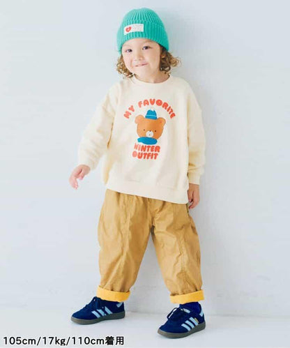 保暖又時尚的加絨寬腿褲