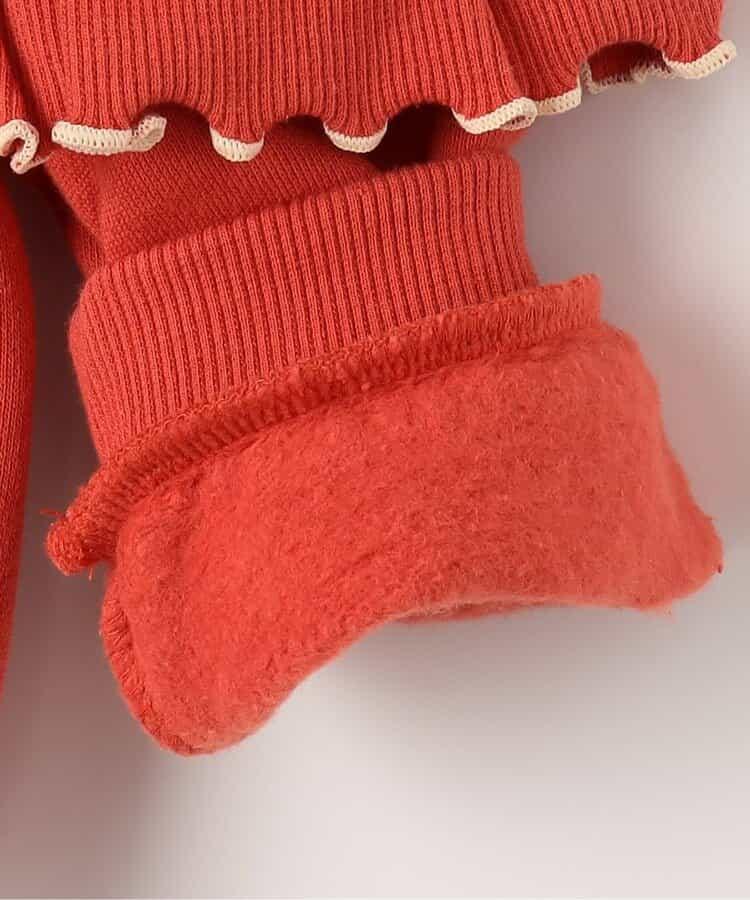 內加絨荷葉邊衛衣