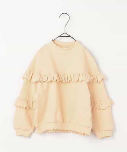 內加絨荷葉邊衛衣