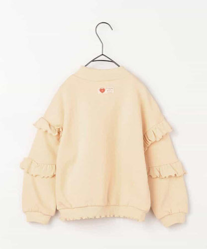 內加絨荷葉邊衛衣