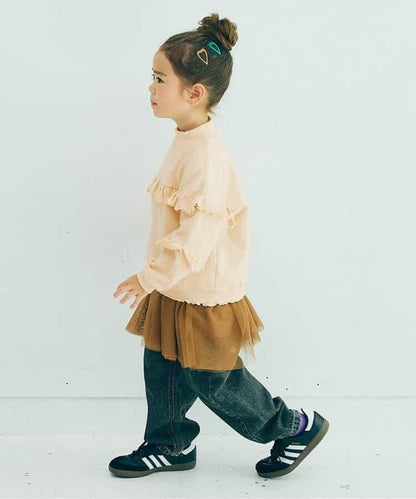 內加絨荷葉邊衛衣