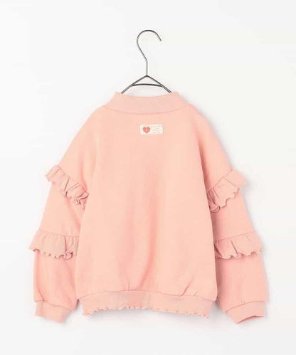 內加絨荷葉邊衛衣