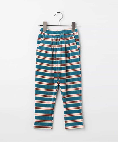 天鵝絨觸感柔軟起毛抓絨保暖打褶長褲 Link