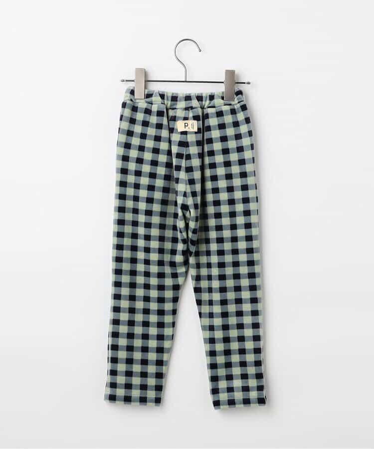 天鵝絨觸感柔軟起毛抓絨保暖打褶長褲 Link