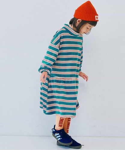 天鵝絨觸感柔軟絨毛保暖連衣裙 Link