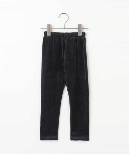 天鵝絨觸感柔軟絨毛保暖打底褲