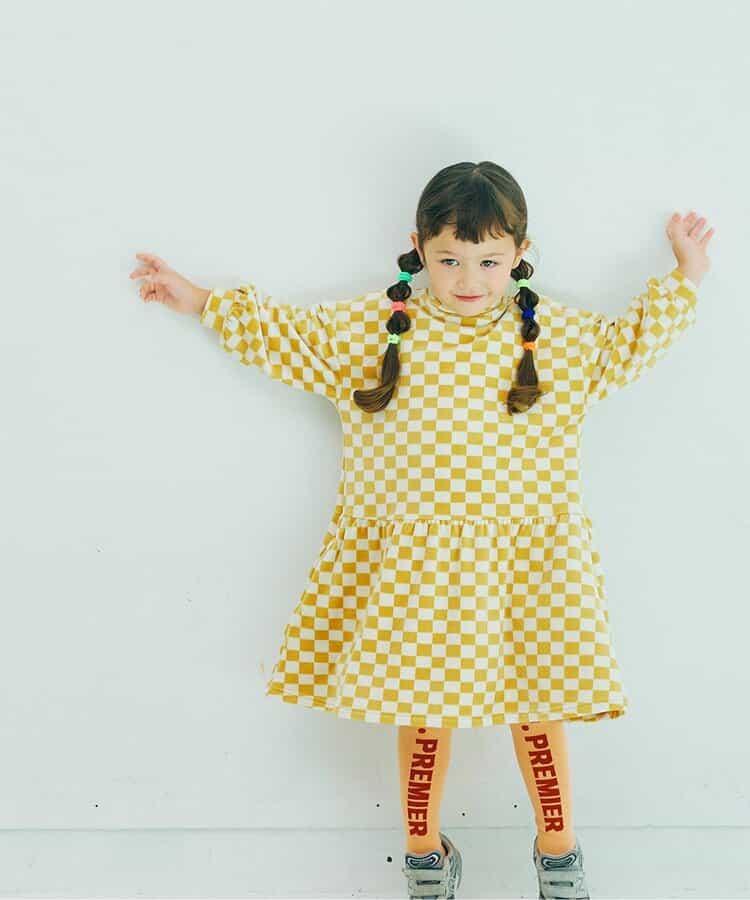 天鵝絨觸感柔軟絨毛保暖連衣裙 Link