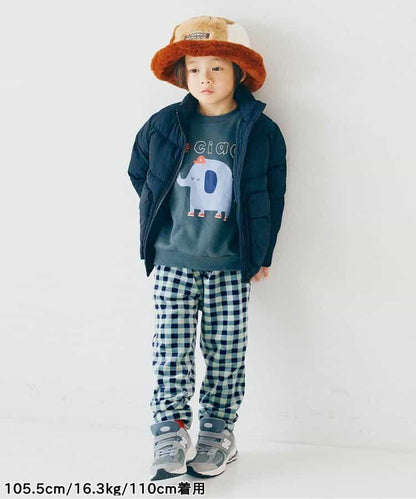 天鵝絨觸感柔軟起毛抓絨保暖打褶長褲 Link