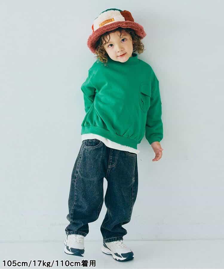 加絨高領口袋衛衣