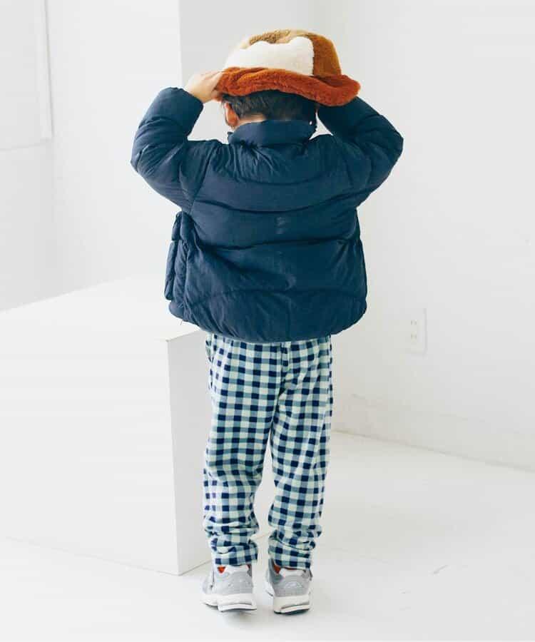 天鵝絨觸感柔軟起毛抓絨保暖打褶長褲 Link