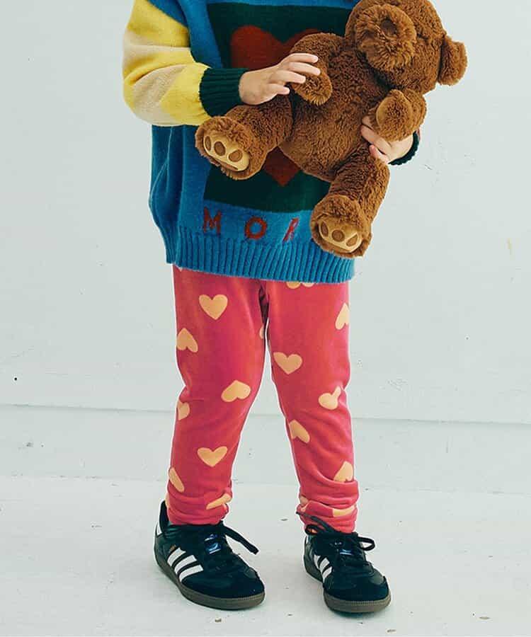 天鵝絨觸感柔軟絨毛保暖打底褲