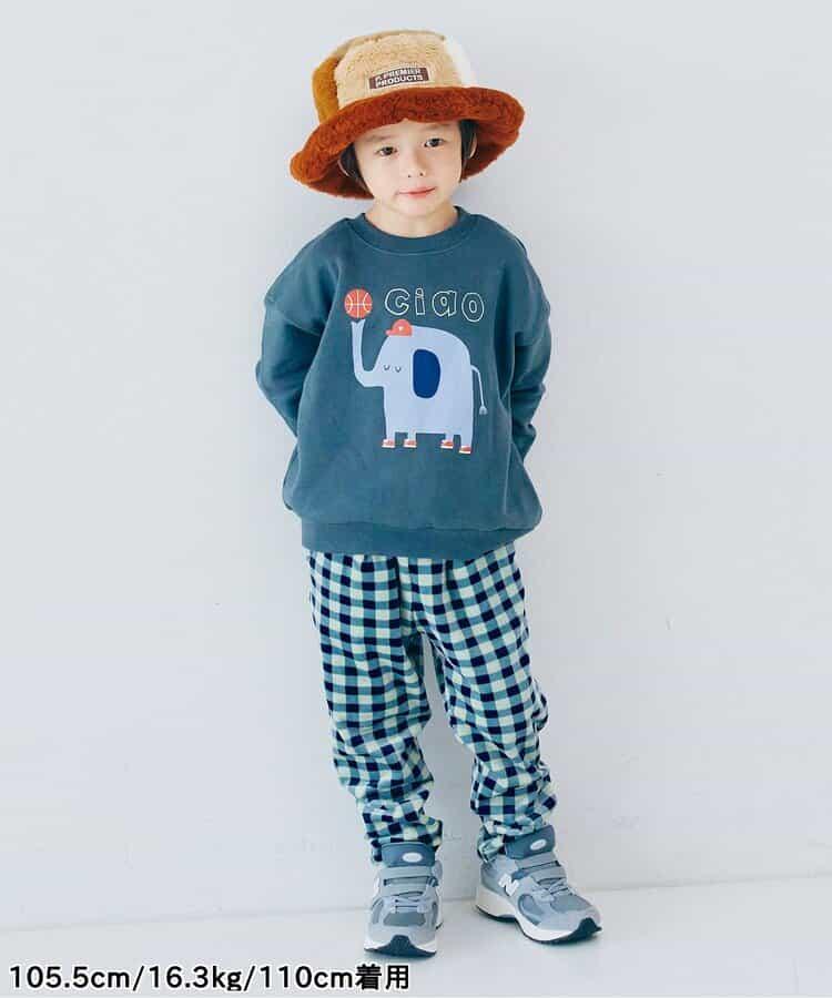 天鵝絨觸感柔軟起毛抓絨保暖打褶長褲 Link