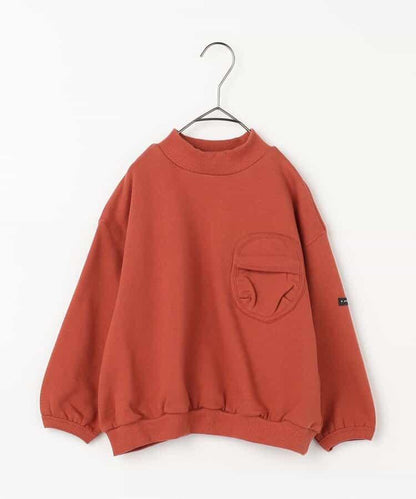 加絨高領口袋衛衣