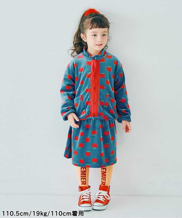 天鵝絨觸感柔軟絨毛保暖連衣裙 Link