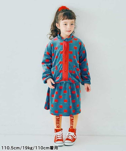 天鵝絨觸感柔軟絨毛保暖連衣裙 Link