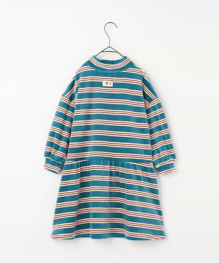 天鵝絨觸感柔軟絨毛保暖連衣裙 Link