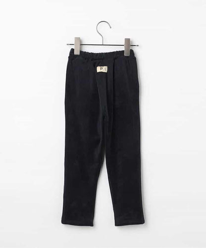 天鵝絨觸感柔軟起毛抓絨保暖打褶長褲 Link