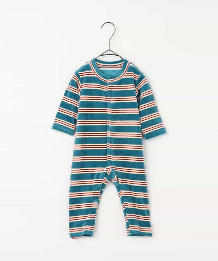 天鵝絨觸感柔軟絨毛保暖連體衣 Link