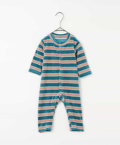 天鵝絨觸感柔軟絨毛保暖連體衣 Link