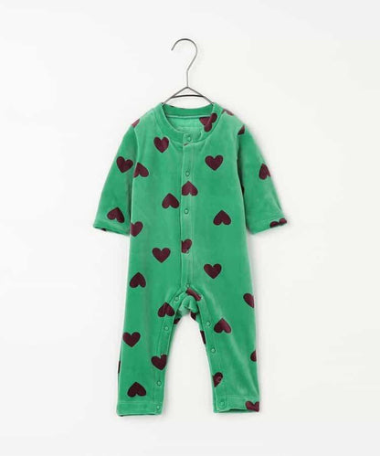 天鵝絨觸感柔軟絨毛保暖連體衣 Link