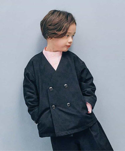 無領雙排扣西裝外套 正裝適用