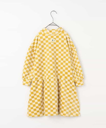 天鵝絨觸感柔軟絨毛保暖連衣裙 Link