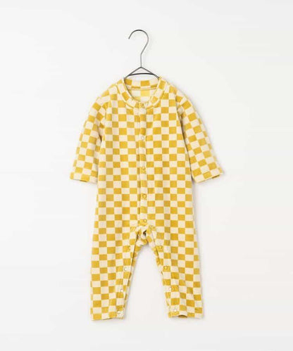 天鵝絨觸感柔軟絨毛保暖連體衣 Link