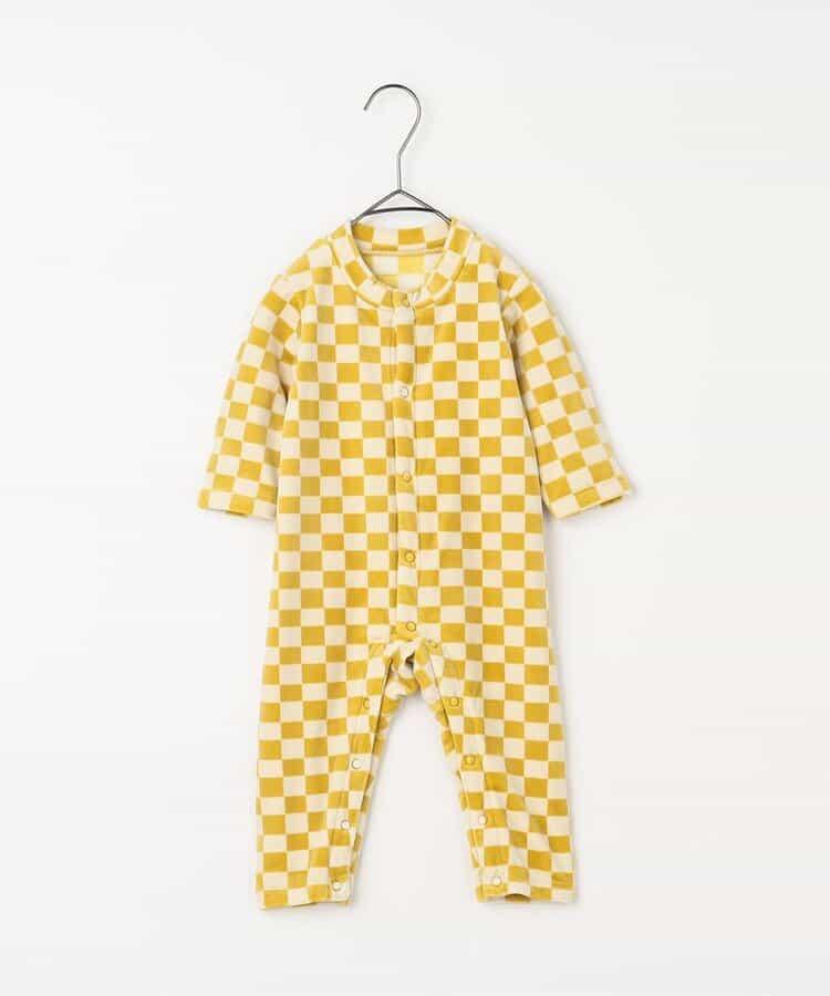 天鵝絨觸感柔軟絨毛保暖連體衣 Link