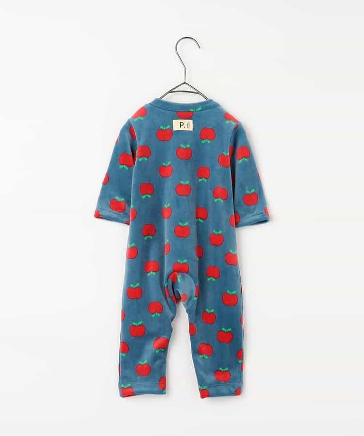 天鵝絨觸感柔軟絨毛保暖連體衣 Link