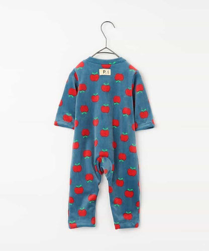 天鵝絨觸感柔軟絨毛保暖連體衣 Link