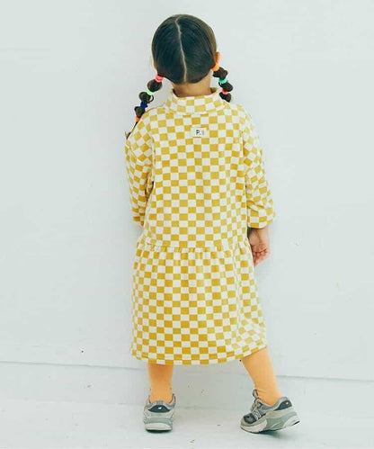 天鵝絨觸感柔軟絨毛保暖連衣裙 Link