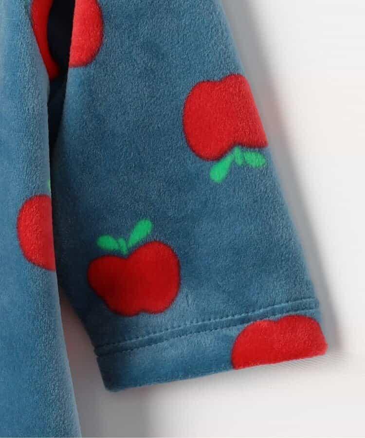 天鵝絨觸感柔軟絨毛保暖連體衣 Link