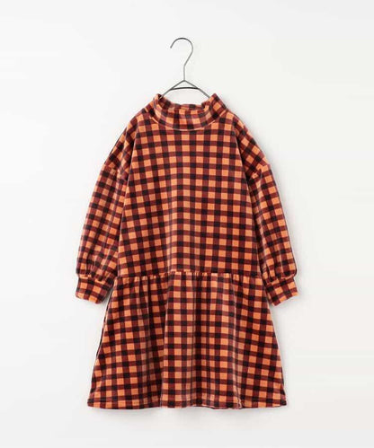 天鵝絨觸感柔軟絨毛保暖連衣裙 Link