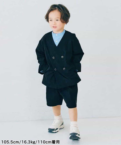 無領雙排扣西裝外套 正裝適用