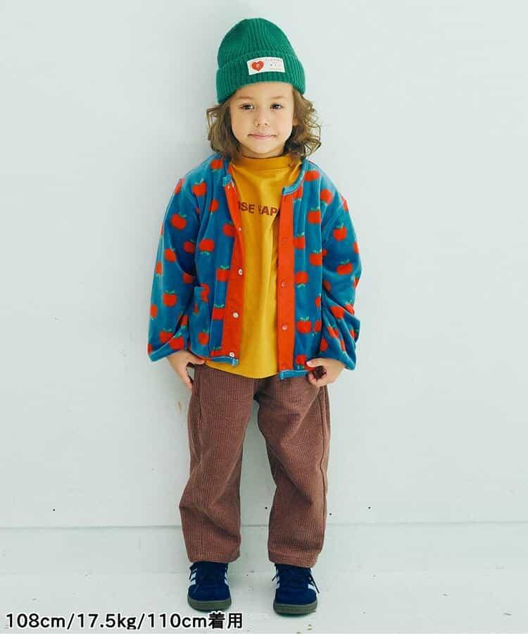 天鵝絨觸感柔軟絨毛抓絨按扣開衫