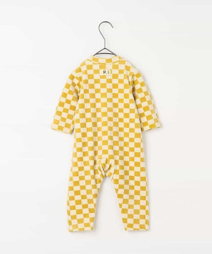 天鵝絨觸感柔軟絨毛保暖連體衣 Link