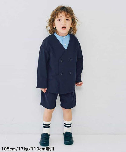 無領雙排扣西裝外套 正裝適用