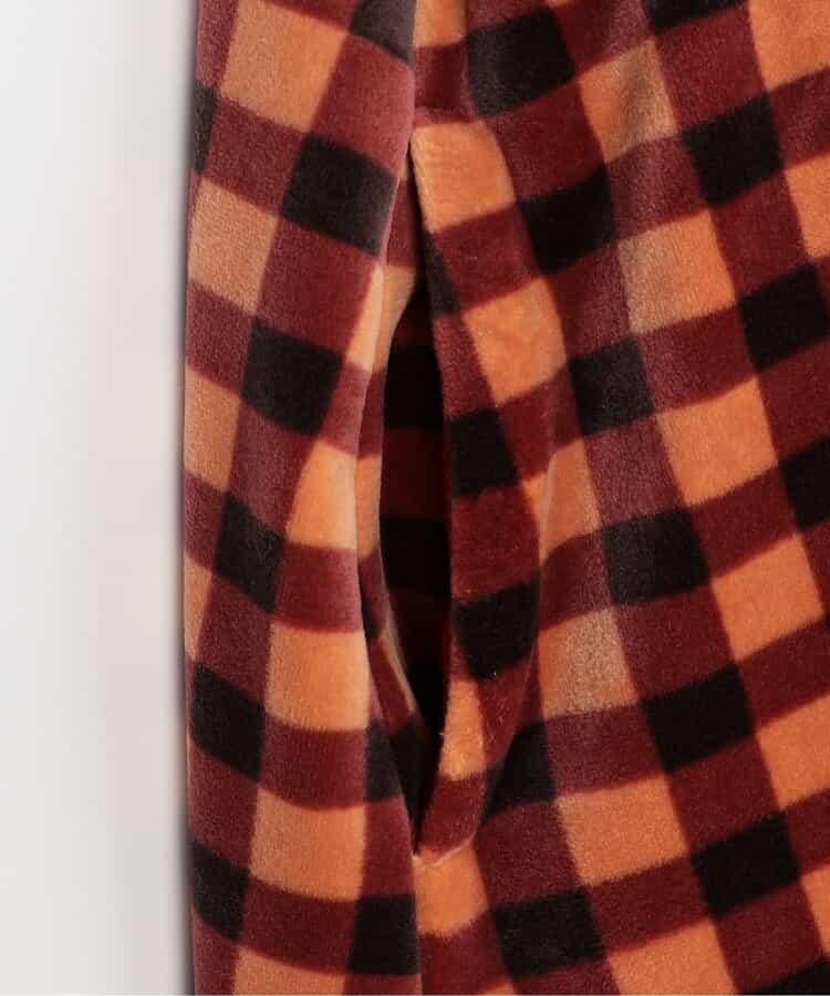 天鵝絨觸感柔軟絨毛保暖連衣裙 Link