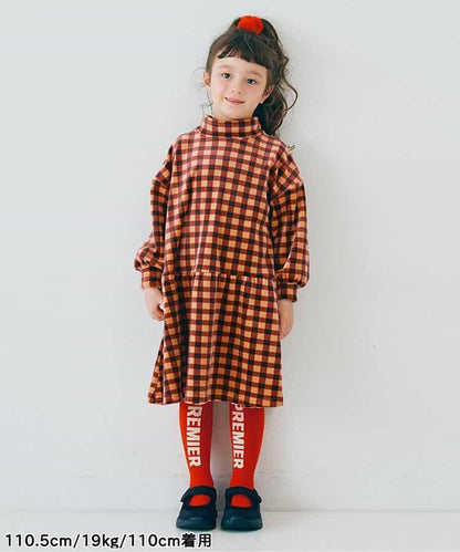 天鵝絨觸感柔軟絨毛保暖連衣裙 Link