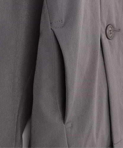 無領雙排扣西裝外套 正裝適用