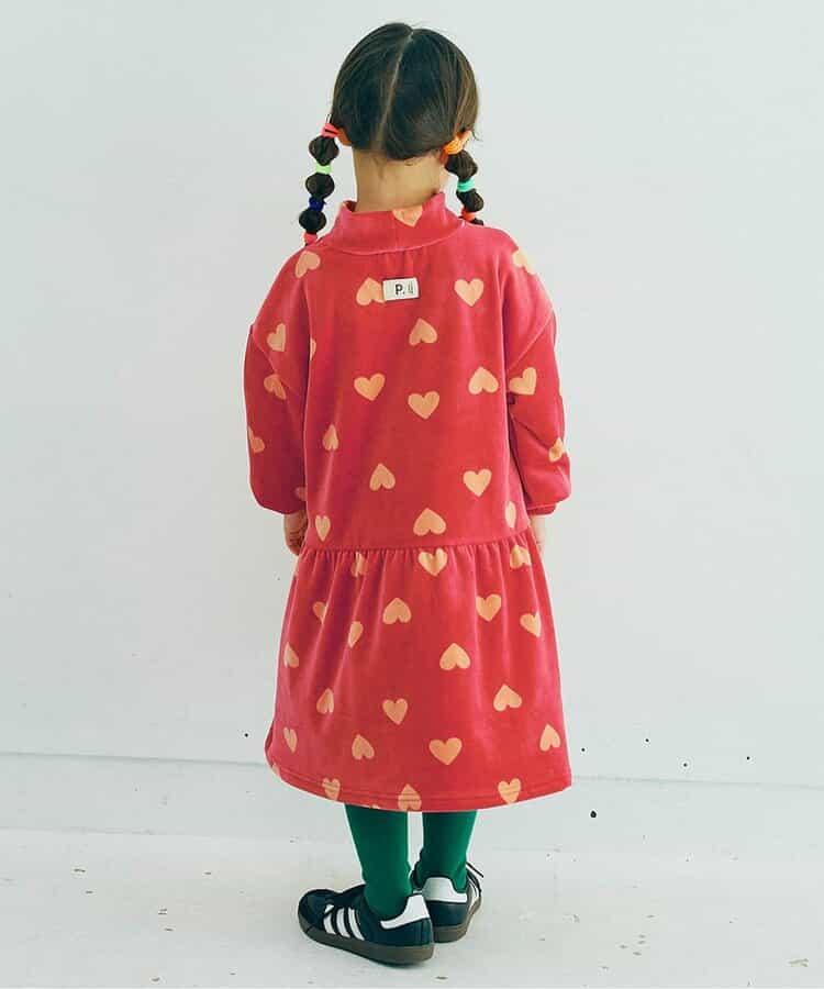 天鵝絨觸感柔軟絨毛保暖連衣裙 Link