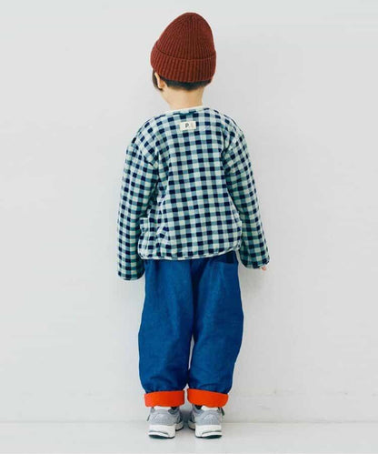 天鵝絨觸感柔軟絨毛抓絨按扣開衫