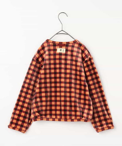 天鵝絨觸感柔軟絨毛抓絨按扣開衫